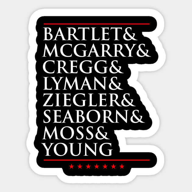 west wing actor Sticker by ilovemubs